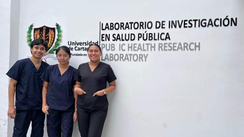 Estancia académica en el Laboratorio de Investigación en Salud Pública, de profesores Juana Salas y Eric Acuña y estudiantes Karoline Roa, Franco Loayza y Milagro Champa Universidad César Vallejo-Perú / Cartagena de Indias-Colombia, 22-30 de abril de 2024